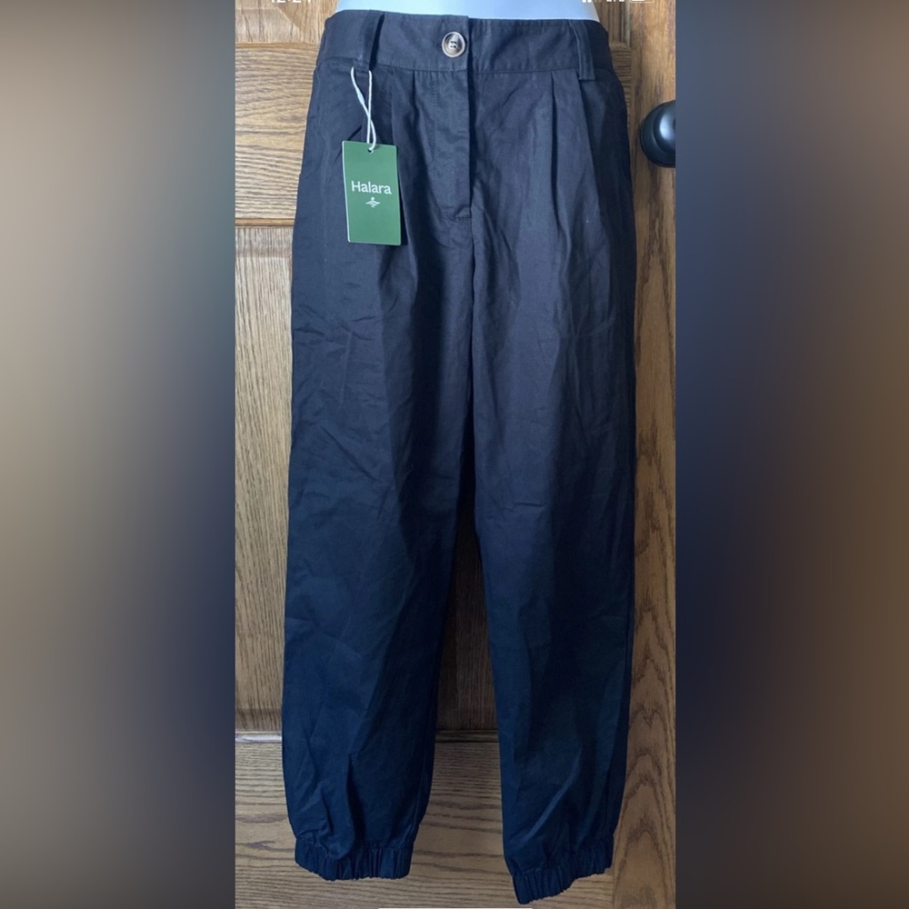 NWT Women’s Halara Mid Rise Casual Jogger With Pockets Black Size Small
